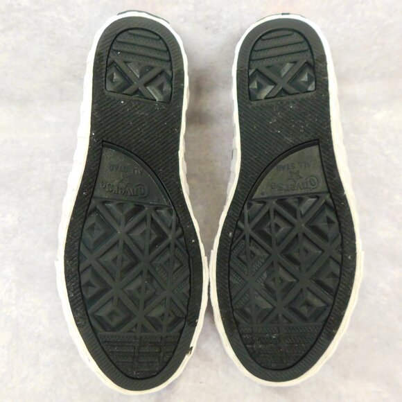 Converse Not A Chuck Unisex Sz 2 Y Mid Ankle Sneaker Black W Smoke Gray Skater - Picture 7 of 8